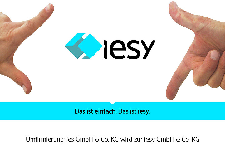 ies becomes iesy - We are finishing our Corporate-Relaunch on 1. April 2016.