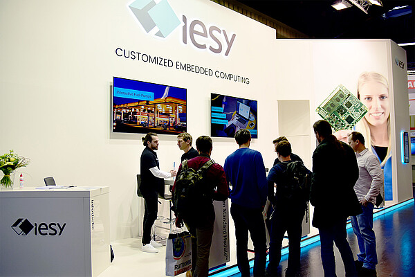 embedded world 2020 - iesy Messestand Stand I-580