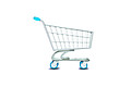 empty supermarket shopping cart